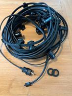 Prikkabel feestverlichting 25 meter - 25 fittingen, Overige materialen, Minder dan 50 watt, Overige typen, Ophalen of Verzenden