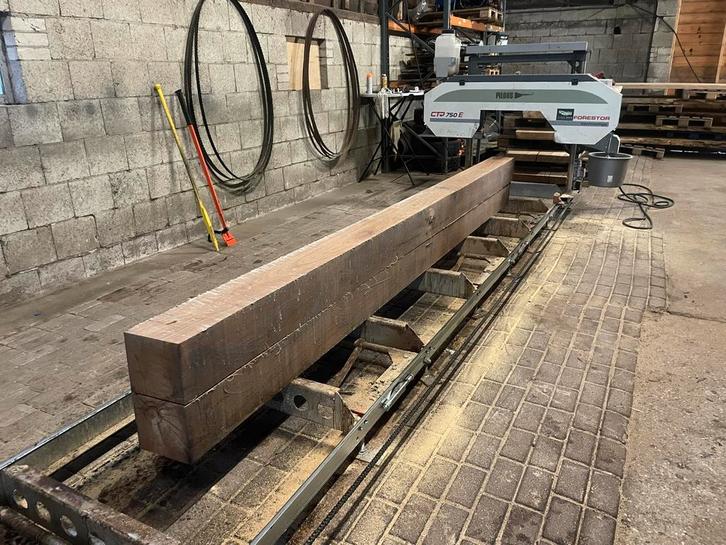 Eiken/Douglas balken en planken op maat gezaagd, Doe-het-zelf en Verbouw, Hout en Planken, Nieuw, Balk, Eiken, 300 cm of meer