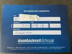 €100,00 Cadeaubon Droomboulevard Oisterwijk, Tickets en Kaartjes, Eén persoon, Cadeaubon, Warenhuis- of Winkelbon