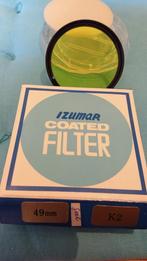 Izumar geelfilter 49 mm, Overige merken, Minder dan 50 mm, Overige typen, Ophalen of Verzenden