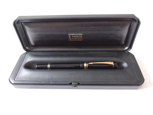 Parker Duofold MKI met gouden 18 K/750 Two-Tone X-Nib, Verzamelen, Pennenverzamelingen, Zo goed als nieuw, Vulpen, Parker, Met doosje