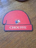 La Chouffe bier viltje muts, Verzamelen, Biermerken, Ophalen of Verzenden, Zo goed als nieuw, Viltje(s), Overige merken