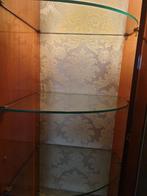 Tekoop mooi italiaanse vitrinekast, Ophalen of Verzenden, 200 cm of meer, 50 tot 75 cm, Glas