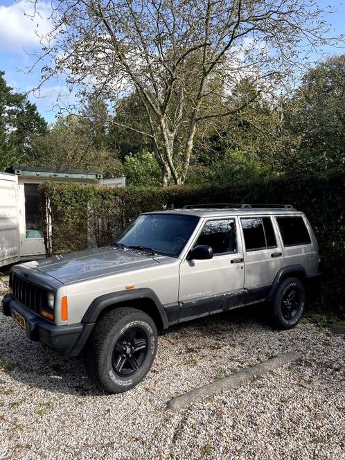 Jeep Cherokee 4.0 I AUT 2001 Grijs, Auto's, Jeep, Particulier, Cherokee, LPG, G, SUV of Terreinwagen, Automaat, Origineel Nederlands