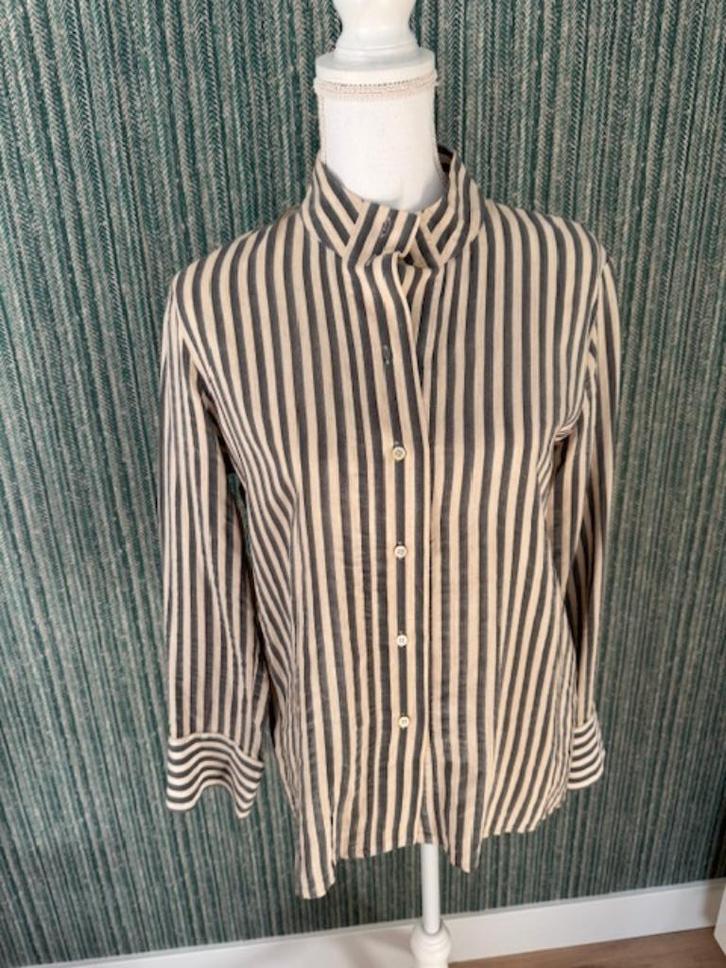 Mooie blouse van Sey Studio (via Purdey), maat 36, Kleding | Dames, Blouses en Tunieken, Zo goed als nieuw, Maat 36 (S), Groen