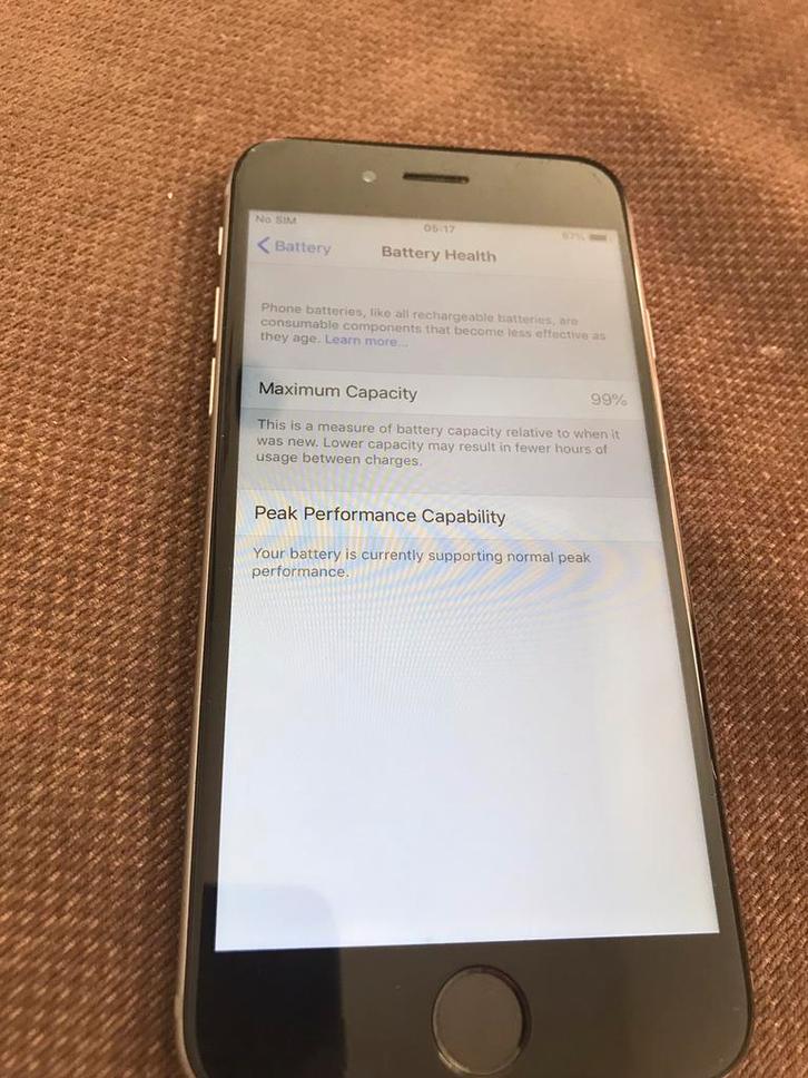 iPhone 6 in nette staat, Telecommunicatie, Mobiele telefoons | Apple iPhone, Gebruikt, 16 GB, Zonder simlock, Wit, Ophalen of Verzenden