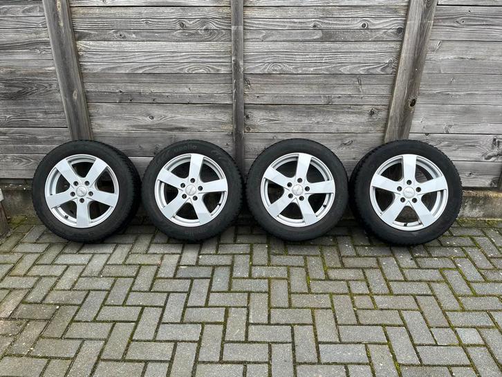 Velgen met winterbanden -  oa voor Seat, VW, Skoda, Audi, Auto diversen, Wieldoppen, Gebruikt, Ophalen