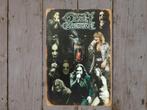 Metalen wandbord ozzy osbourne (remember plate/(wo)man cave, Verzenden, Nieuw, Poster, Artwork of Schilderij