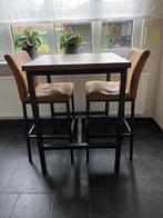 bartafelset met 2 stoelen, Huis en Inrichting, Barren, Ophalen of Verzenden, Zo goed als nieuw