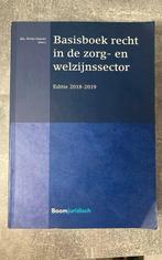 Recht en welzijn in de zorg 2018-2019, Ophalen of Verzenden, Zo goed als nieuw