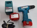 Makita 6226 D accu boormachine 9.6 volt, Doe-het-zelf en Verbouw, Gereedschap | Boormachines, Ophalen of Verzenden, Gebruikt, Minder dan 400 watt