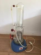 Glazen Distillator, Vintage Les Lab. universiteit Leiden, Ophalen