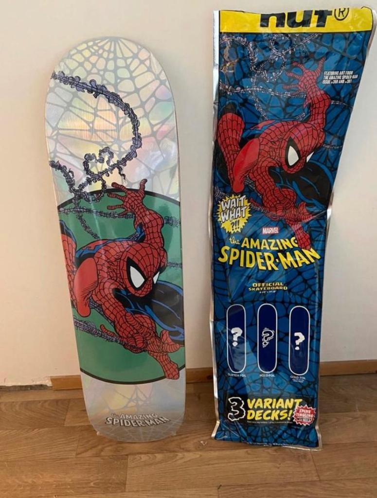 HUF x Marvel Spider-Man skateboard deck, Ophalen, Nieuw, Skateboard