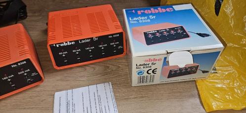 2 X Robbe Accu Oplader 5R no 8308 voor NiMH NicNC 500MA, Hobby en Vrije tijd, Modelbouw | Radiografisch | Overige, Nieuw, Ophalen of Verzenden