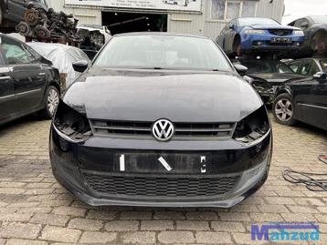 2009 VW POLO 6R Zwart LC9X LNR Demontage onderdelen beschikbaar voor biedingen