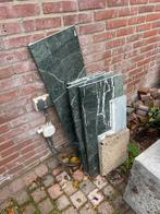 Groene Marmeren Platen, Ophalen, 60 cm of meer, Gebruikt, Overige typen
