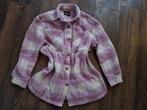 Warme lila geruite jas - Maat M, Maat 38/40 (M), Paars, Ophalen of Verzenden, Jasje