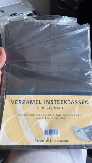 2 x Verzamel Insteektassen (10 stuks) / Type c beschikbaar voor biedingen
