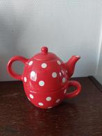 Theepot met kopje, Huis en Inrichting, Keuken | Servies, Ophalen of Verzenden, Gebruikt, Overige stijlen, Overige typen