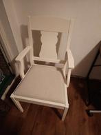 Ikea stoel - ingatorp., Huis en Inrichting, Ophalen, Hout, Wit, Zo goed als nieuw