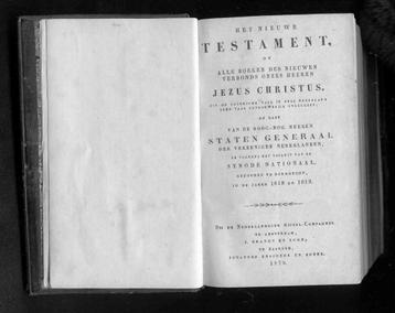 Nieuwe Testament 1870 en 1936 beschikbaar voor biedingen