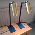 Tafellamp Lucide goud/zwart (nieuwprijs 57.99)prijs per stuk, Huis en Inrichting, Lampen | Tafellampen, Ophalen of Verzenden, Zo goed als nieuw
