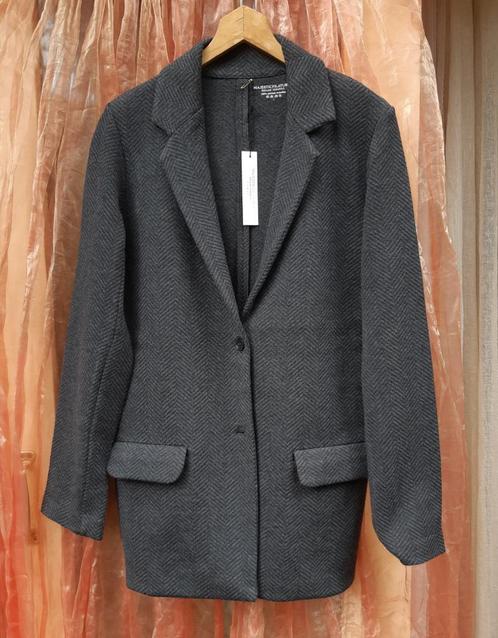Majestic nieuw  donkergrijs merino wollen blazer jas S M, Kleding | Dames, Jasjes, Kostuums en Pakken, Nieuw, Jasje, Maat 38/40 (M)