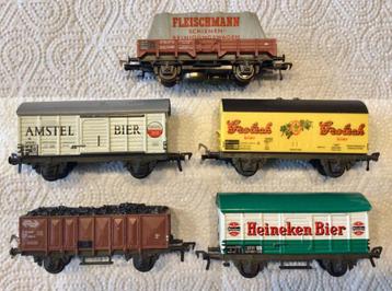 Fleischmann H0 Nederlandse goederen wagons beschikbaar voor biedingen