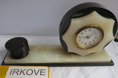 ART DECO KLOK / FOTOLIJST * Marmer *, Antiek en Kunst, Antiek | Klokken, Verzenden