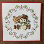 Geborduurde kaart 35, Hobby en Vrije tijd, Kaarten | Zelfgemaakt, Ophalen of Verzenden, Zo goed als nieuw, Overige thema's