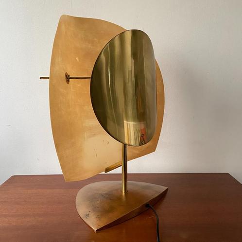 TOTALE LEEGVERKOOP 70s Italiaans design tafellamp goud, Huis en Inrichting, Lampen | Tafellampen, Gebruikt, Minder dan 50 cm, Ophalen of Verzenden