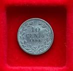VERSCHILLENDE JAREN 10 cent Wilhelmina 'Portret met Diadeem', Ophalen, Zilver, 10 cent, Koningin Wilhelmina