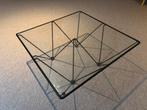 Vintage jaren ’80 salontafel – Paolo Piva stijl 80x80, Ophalen, 75 cm of meer, 60 cm of meer, Rechthoekig