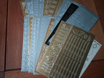 100 stickervellen beschikbaar voor biedingen