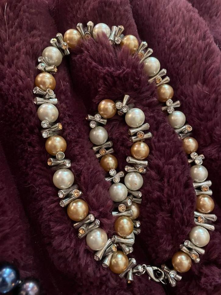 Sieraden parel sets, Sieraden, Tassen en Uiterlijk, Antieke sieraden, Ketting, Overige materialen, Ophalen of Verzenden