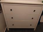 2 IKEA Hemnes ladekast, 3 lades, Ophalen, 100 tot 150 cm, Zo goed als nieuw, Met lade(s)
