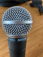 Shure SM58 microfoon, Muziek en Instrumenten, Microfoons, Ophalen of Verzenden, Zangmicrofoon, Zo goed als nieuw