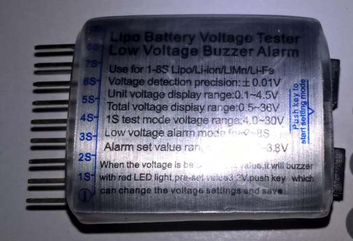 li-ion spanningsalarm, Hobby en Vrije tijd, Modelbouw | Radiografisch | Helikopters en Quadcopters, Nieuw, Ophalen of Verzenden