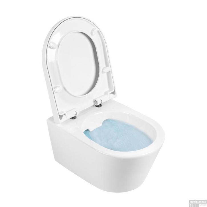 2x Sanindusa toiletpot randloos excl wcbril, Doe-het-zelf en Verbouw, Sanitair, Nieuw, Toilet, Ophalen