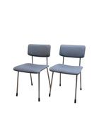 Set van 2 Gispen stoelen, jaren 60, Huis en Inrichting, Ophalen, Gebruikt, Twee, Overige kleuren