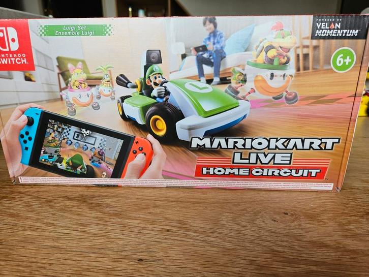 Mario Kart Live: Home Circuit Luigi Set, Spelcomputers en Games, Spelcomputers | Nintendo Switch, Zo goed als nieuw, Switch Original