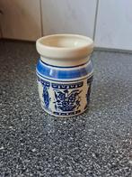 Vintage delftsblauw mosterdpotje echte zaanse mosterd., Antiek en Kunst, Antiek | Keramiek en Aardewerk, Ophalen of Verzenden
