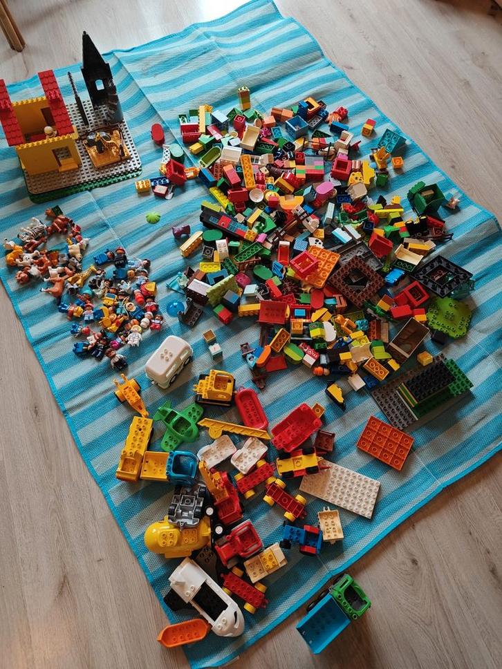 Grote partij Lego/Duplo stenen en figuren, Kinderen en Baby's, Speelgoed | Duplo en Lego, Gebruikt, Lego, Losse stenen, Ophalen of Verzenden