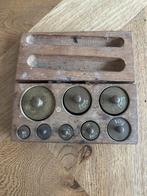 Antiek Kistje met Gewichtjes, Antiek en Kunst, Ophalen, Brons