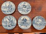 Boch - Delftsblauwe bordjes, Antiek en Kunst, Ophalen of Verzenden