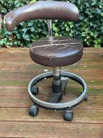 Vintage tandarts draai stoel, Ophalen, Gebruikt, Bruin