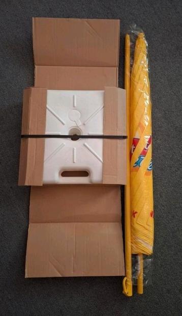 Nieuw! lipton Ice Tea grote parasol set incl voet beschikbaar voor biedingen