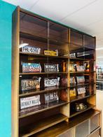 Vintage wandmeubel vitrinekast winkelkast, Ophalen of Verzenden