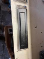 Zwarte brievenbusplaat en voordeurknop, Doe-het-zelf en Verbouw, Deuren en Horren, Ophalen, Minder dan 200 cm, Nieuw, Buitendeur