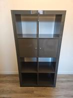 Ikea Kallax Kast Hoogglans Grijs, Huis en Inrichting, Kasten | Boekenkasten, Ophalen, Kunststof, Met deur(en), 100 tot 150 cm